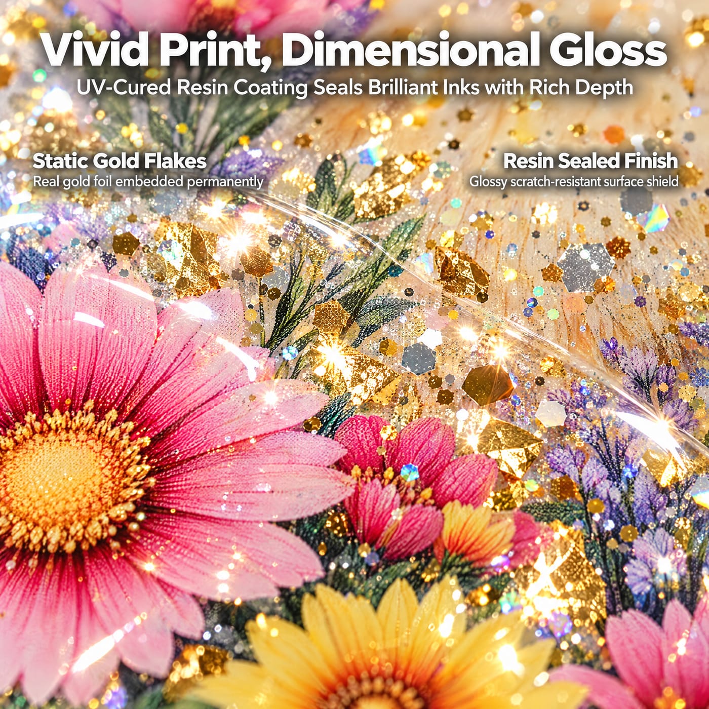 Vivid Print, Dimensional Gloss