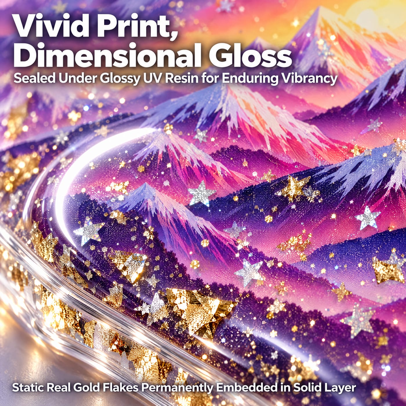 Vivid Print, Dimensional Gloss