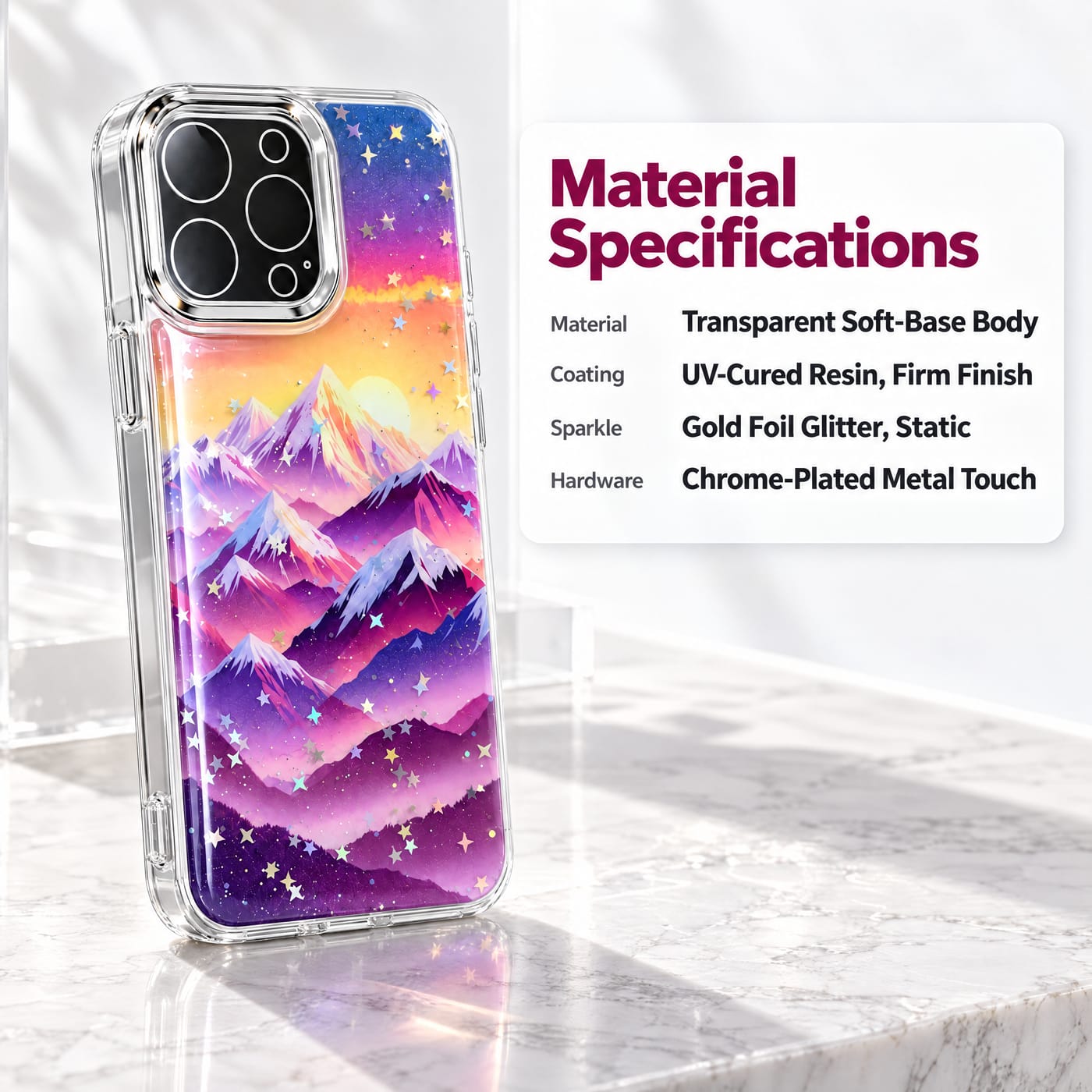 Soft-Base Body, Hard-Cured Resin Finish