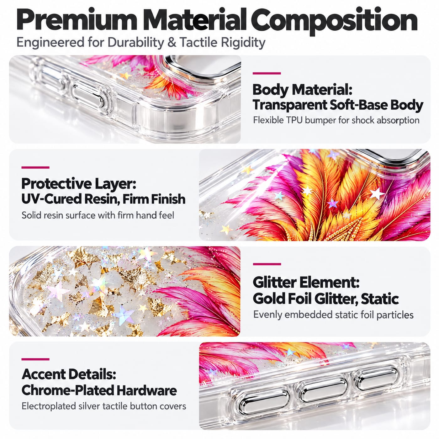 Soft-Base Body, Hard-Cured Resin Finish