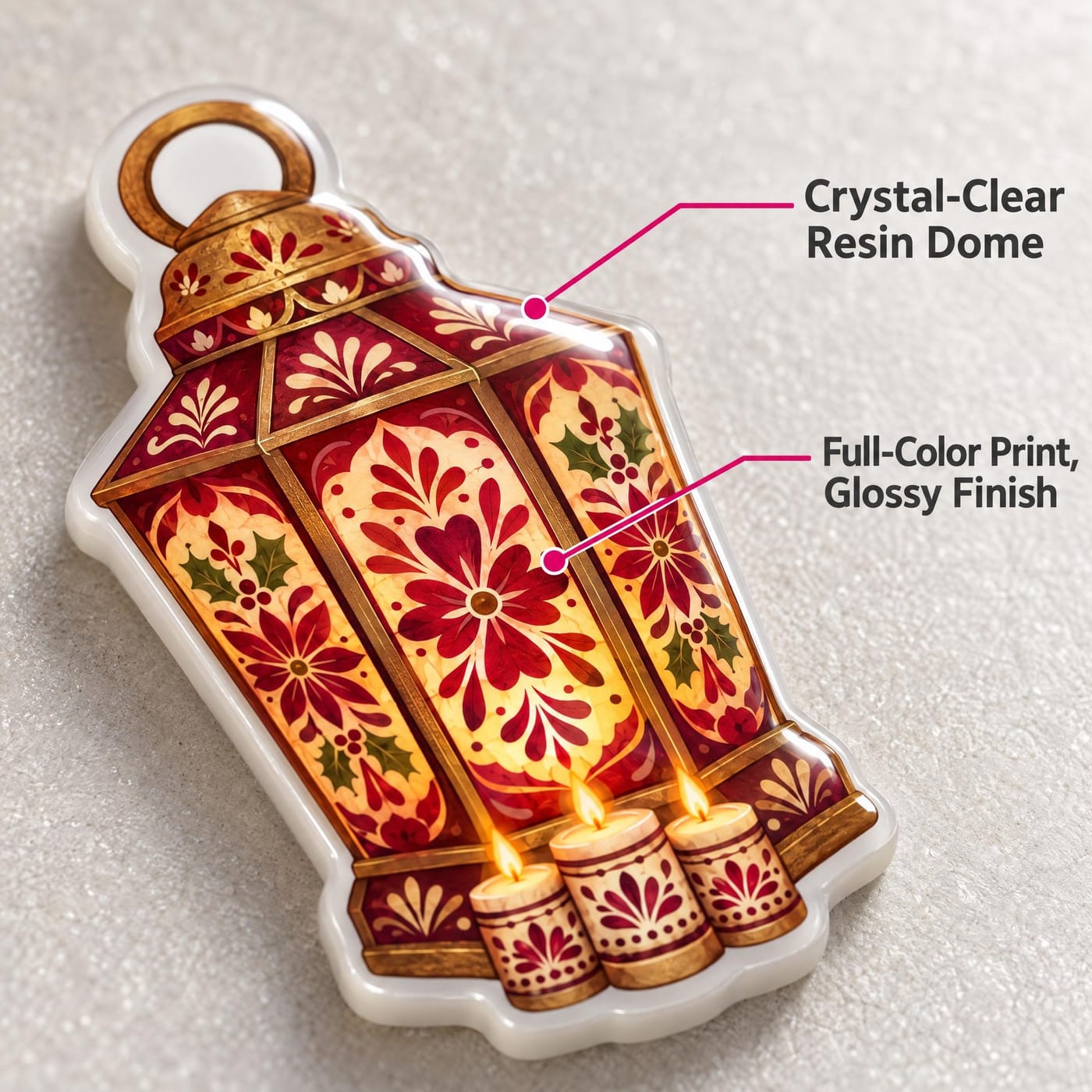 Crystal-Clear Resin Dome