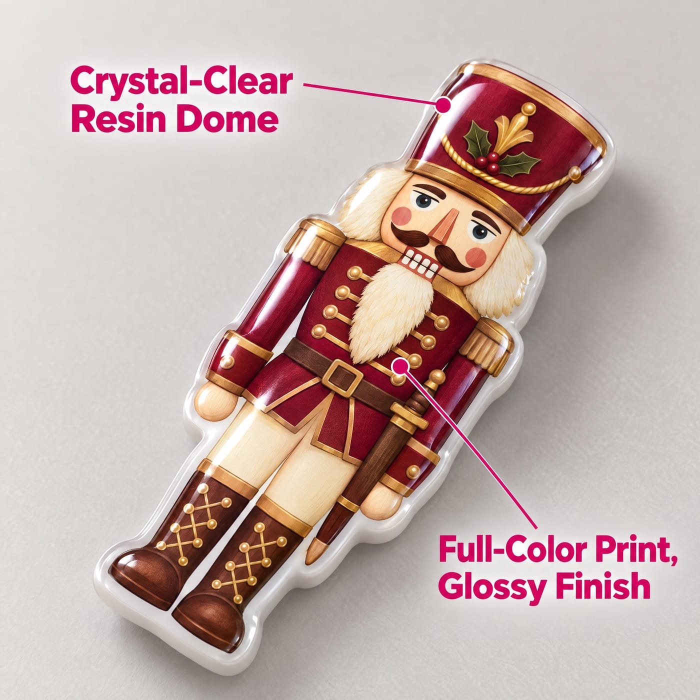 Crystal-Clear Resin Dome