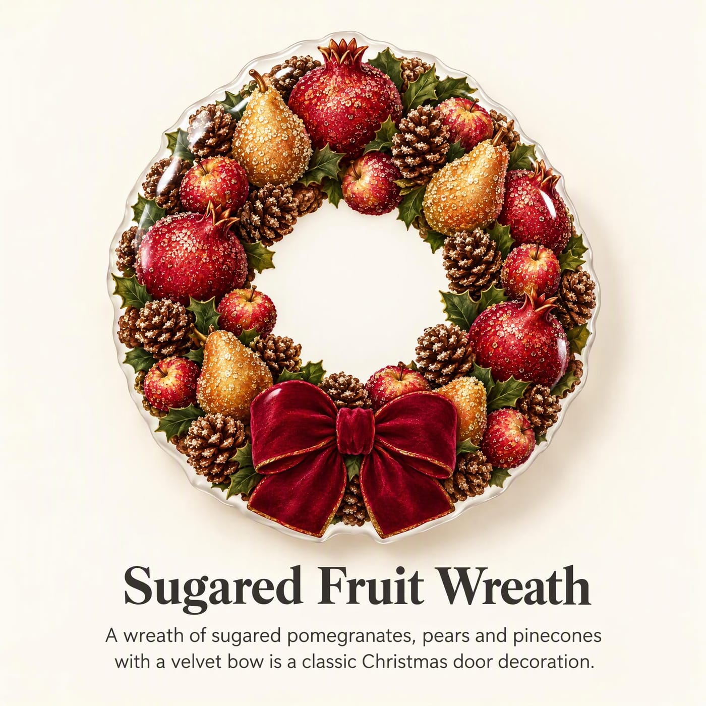 Wreath Ring, Solid White Centre