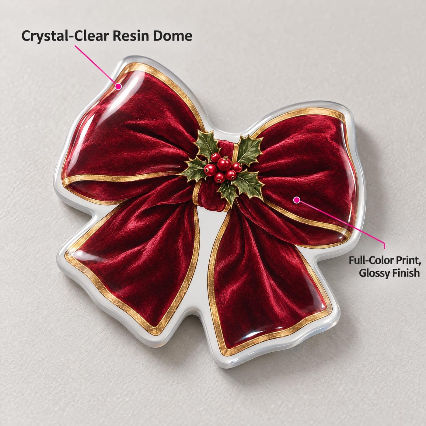 Crystal-Clear Resin Dome
