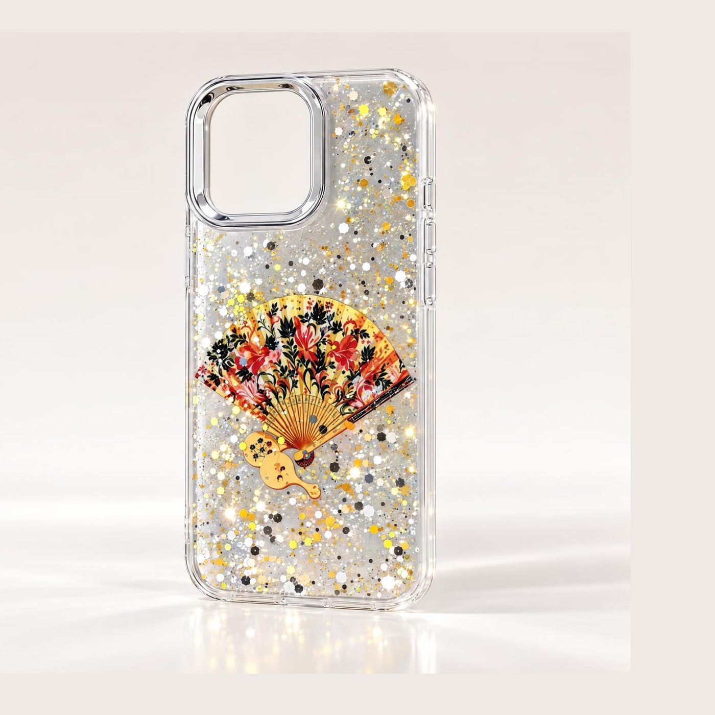 Funda de Abanico y Castañuelas Flamencas