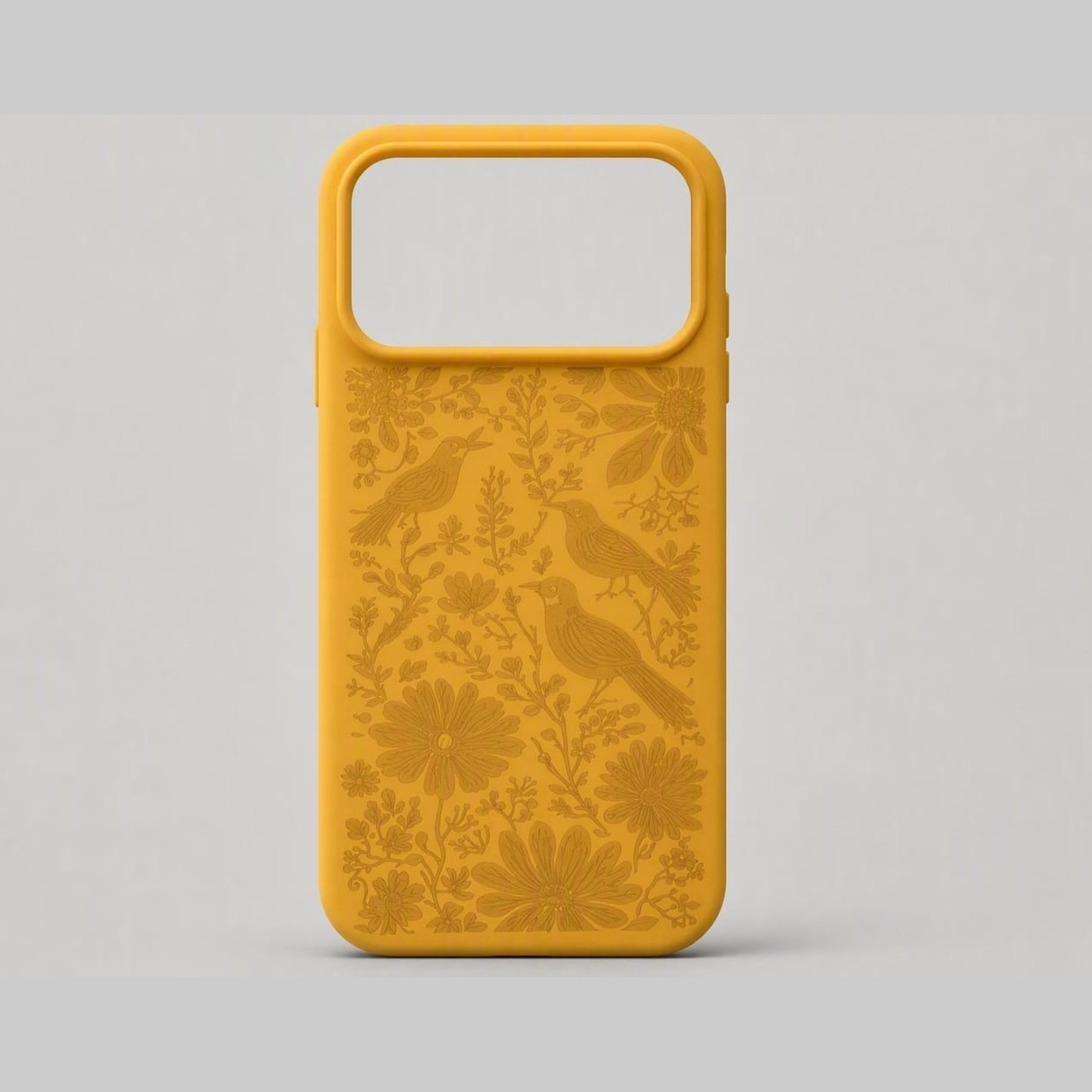 Funda de Silicona Bordado Floral Otomí