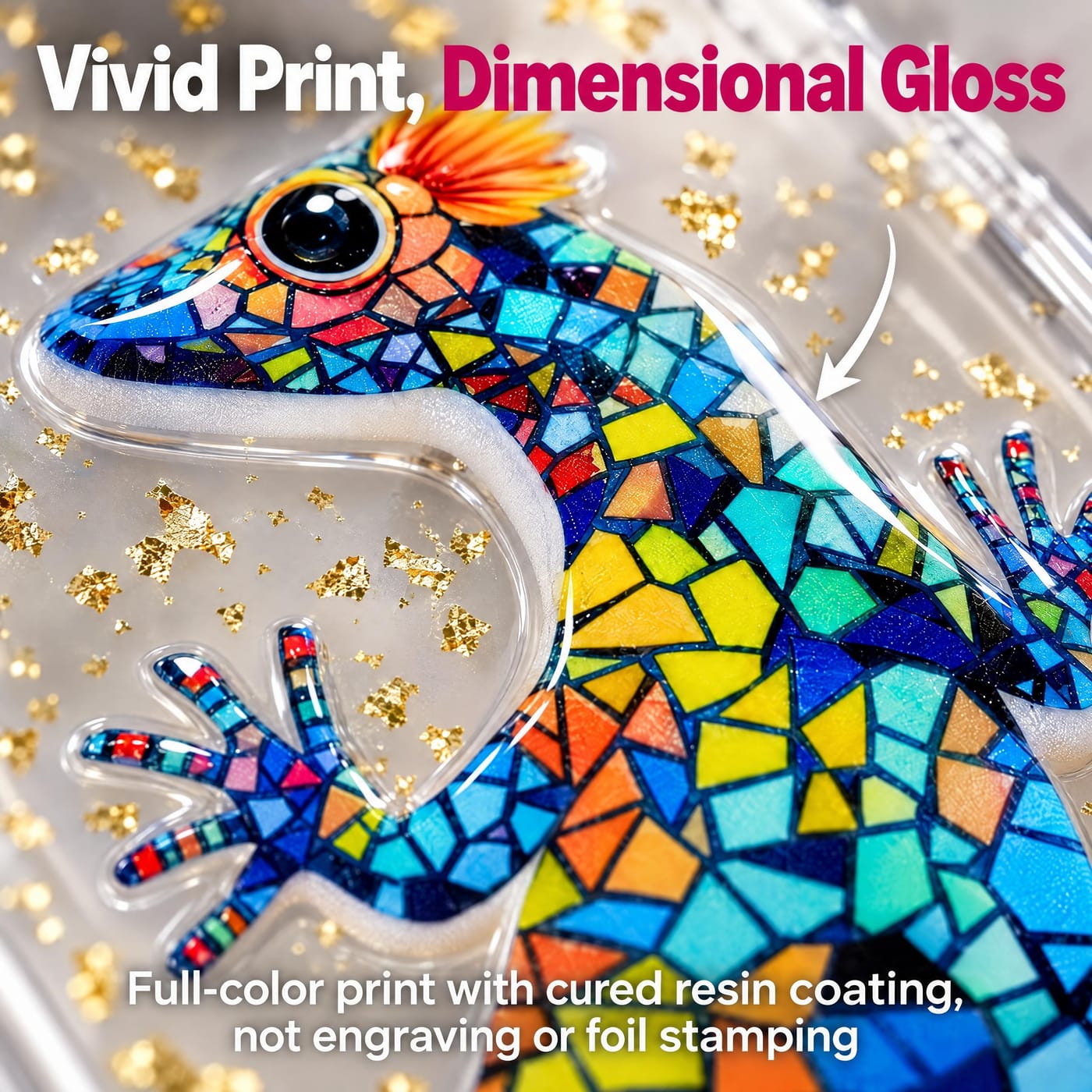 Vivid Print, Dimensional Gloss