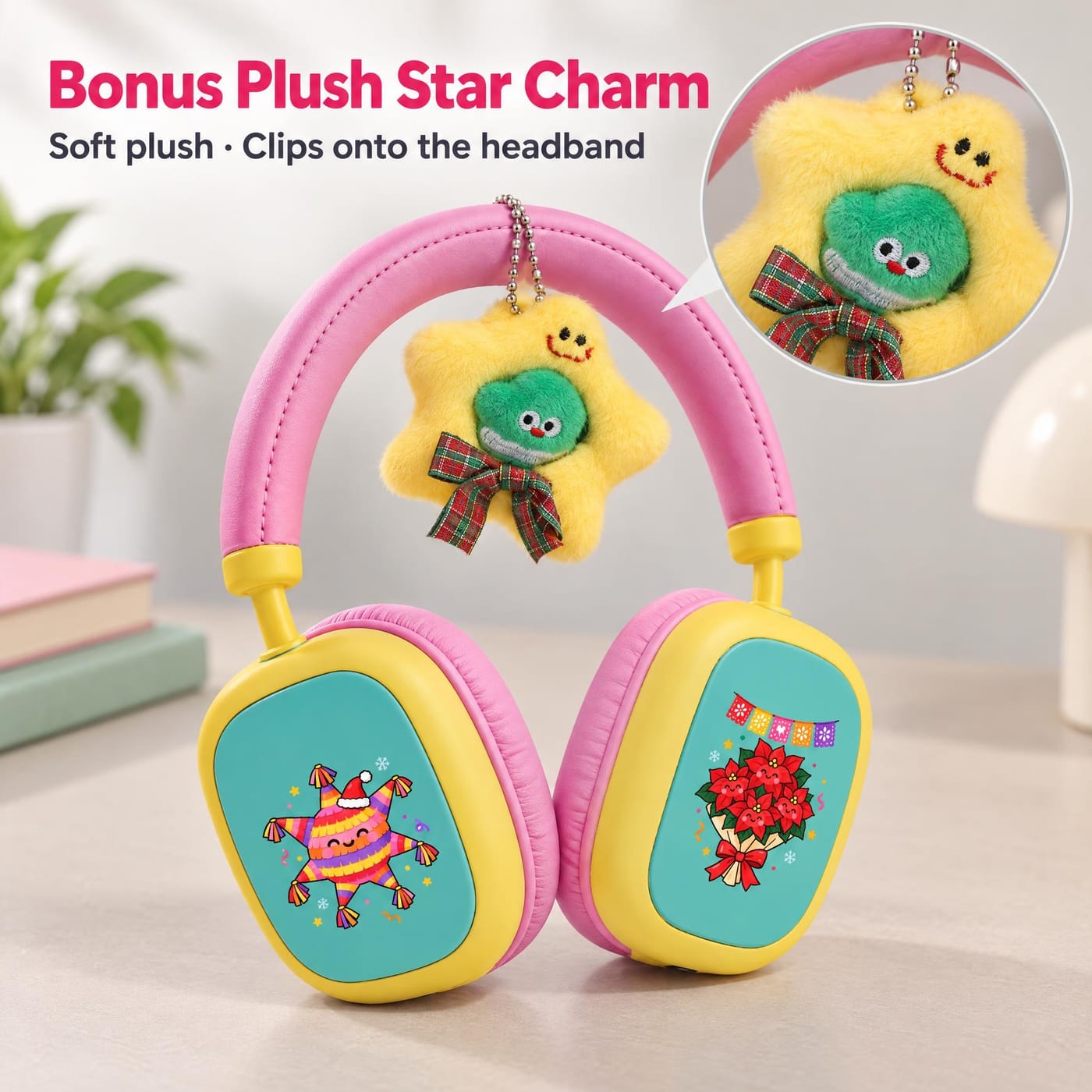 Plush Star Charm Included