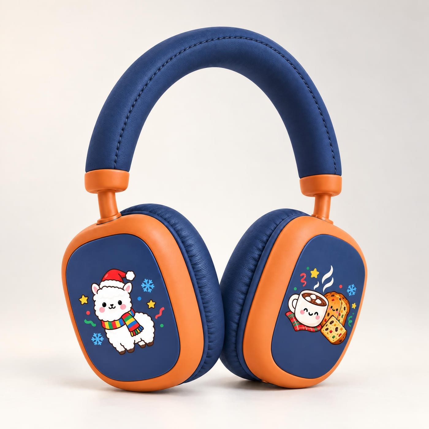 Peru Alpaca & Chocolatada Christmas Headphones