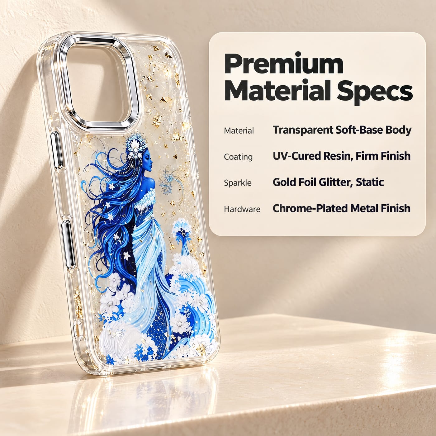 Soft-Base Body, Hard-Cured Resin Finish