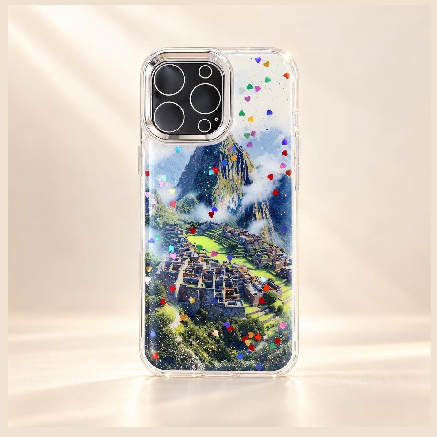 Funda de las Terrazas de Machu Picchu en la Niebla