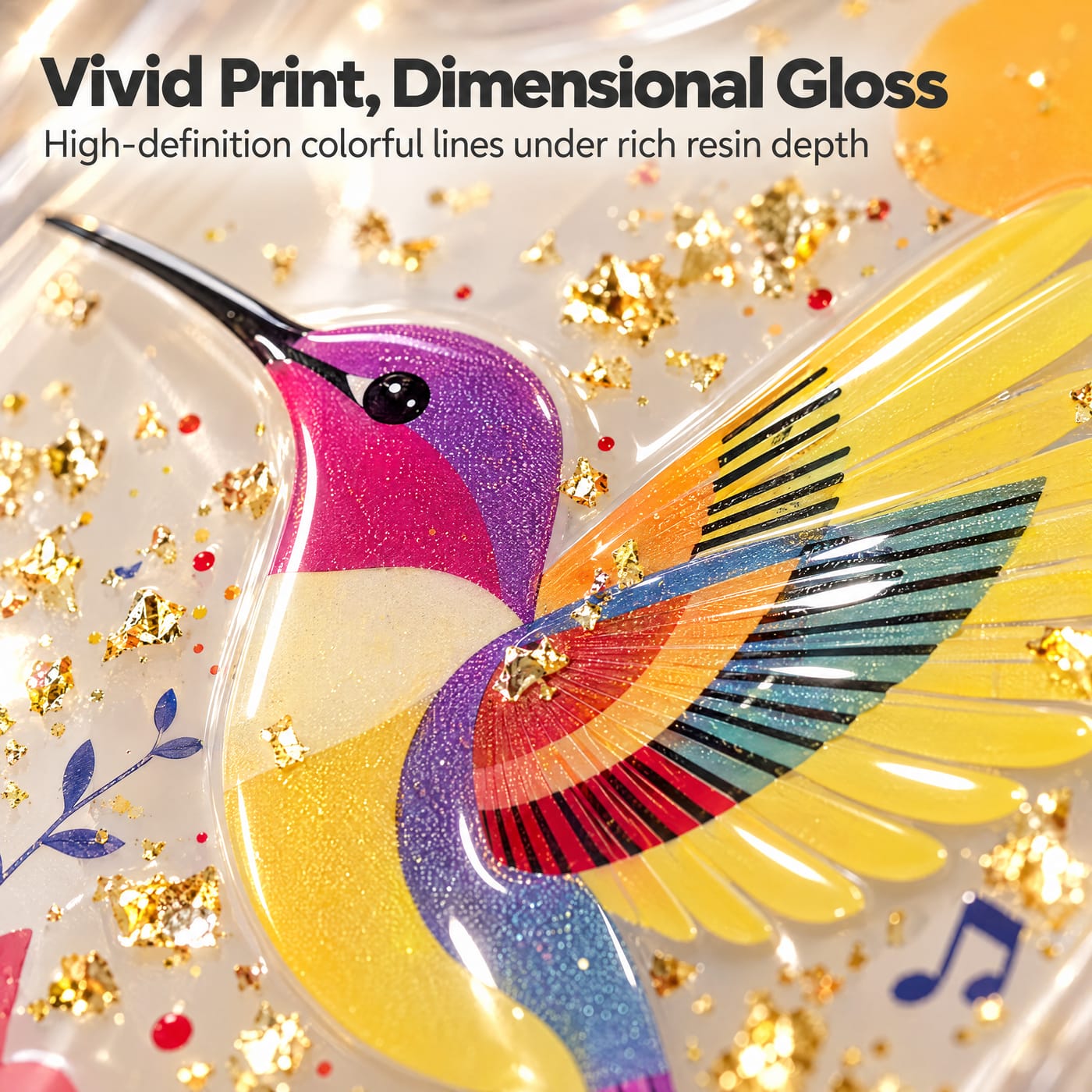 Vivid Print, Dimensional Gloss