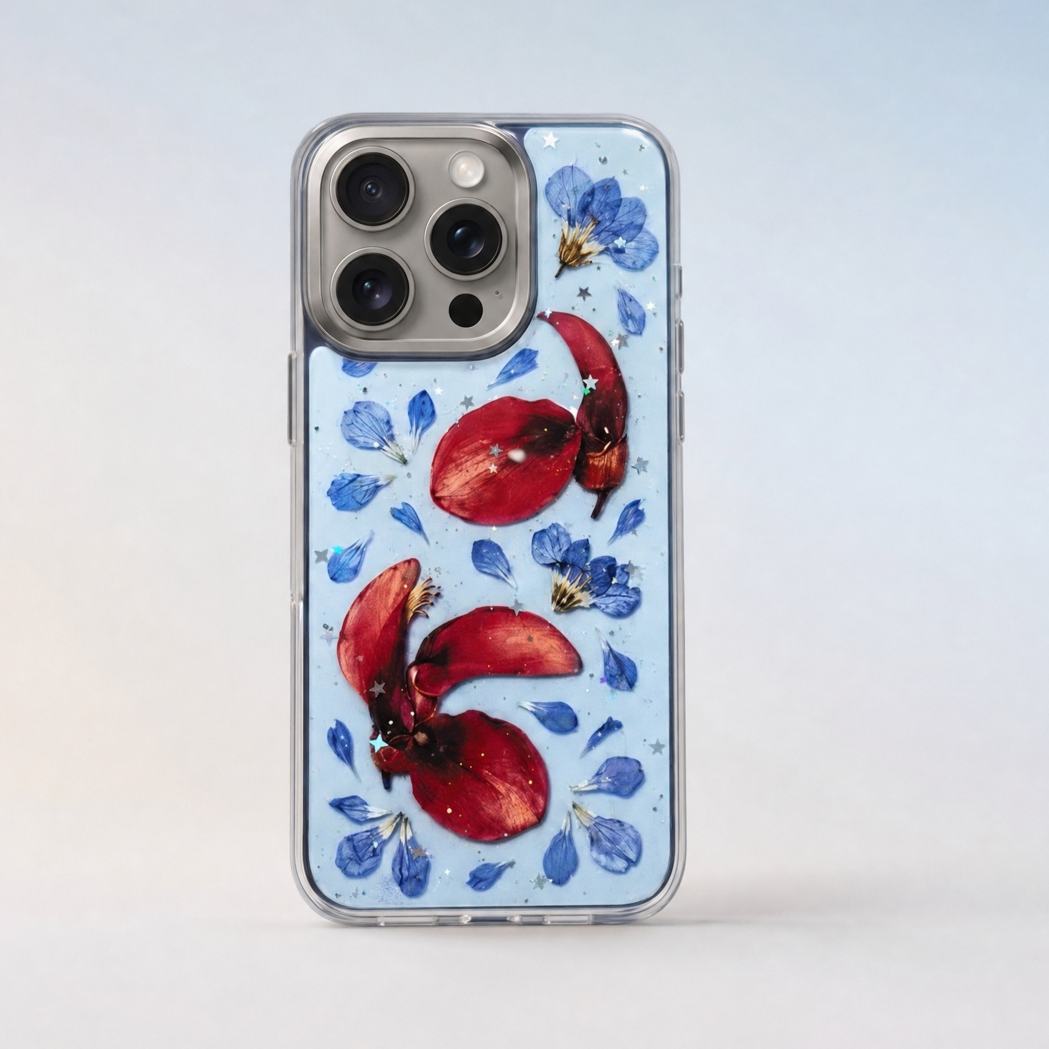 Orchid & Larkspur Resin Case