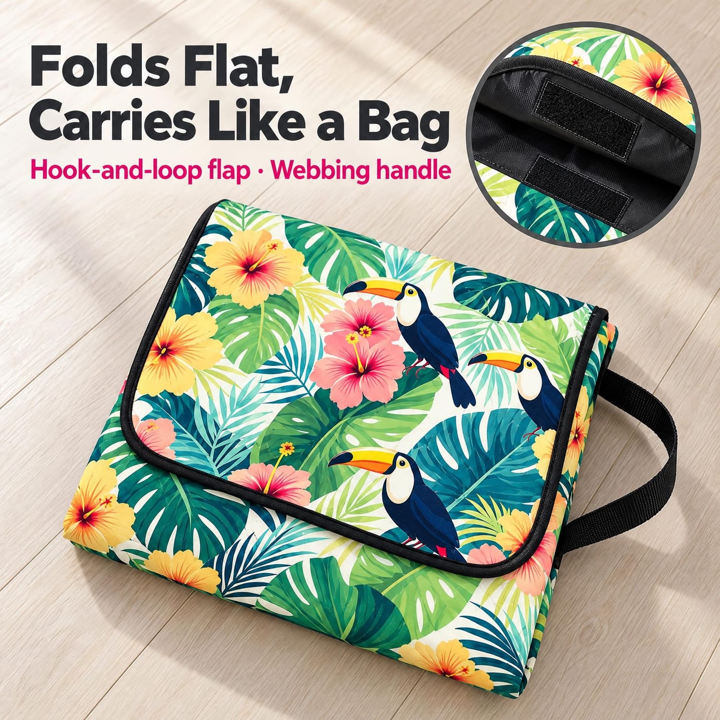 Folds Flat, Carries Like a Bag