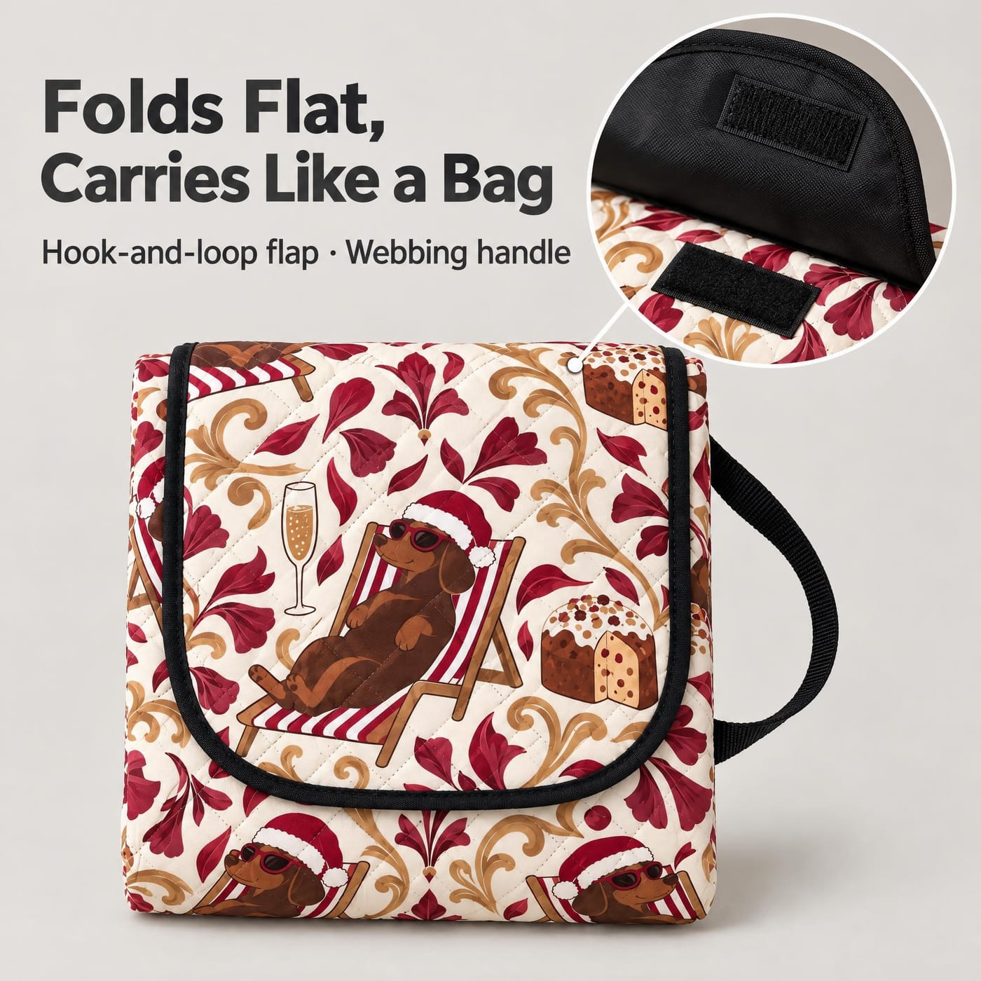 Folds Flat, Carries Like a Bag