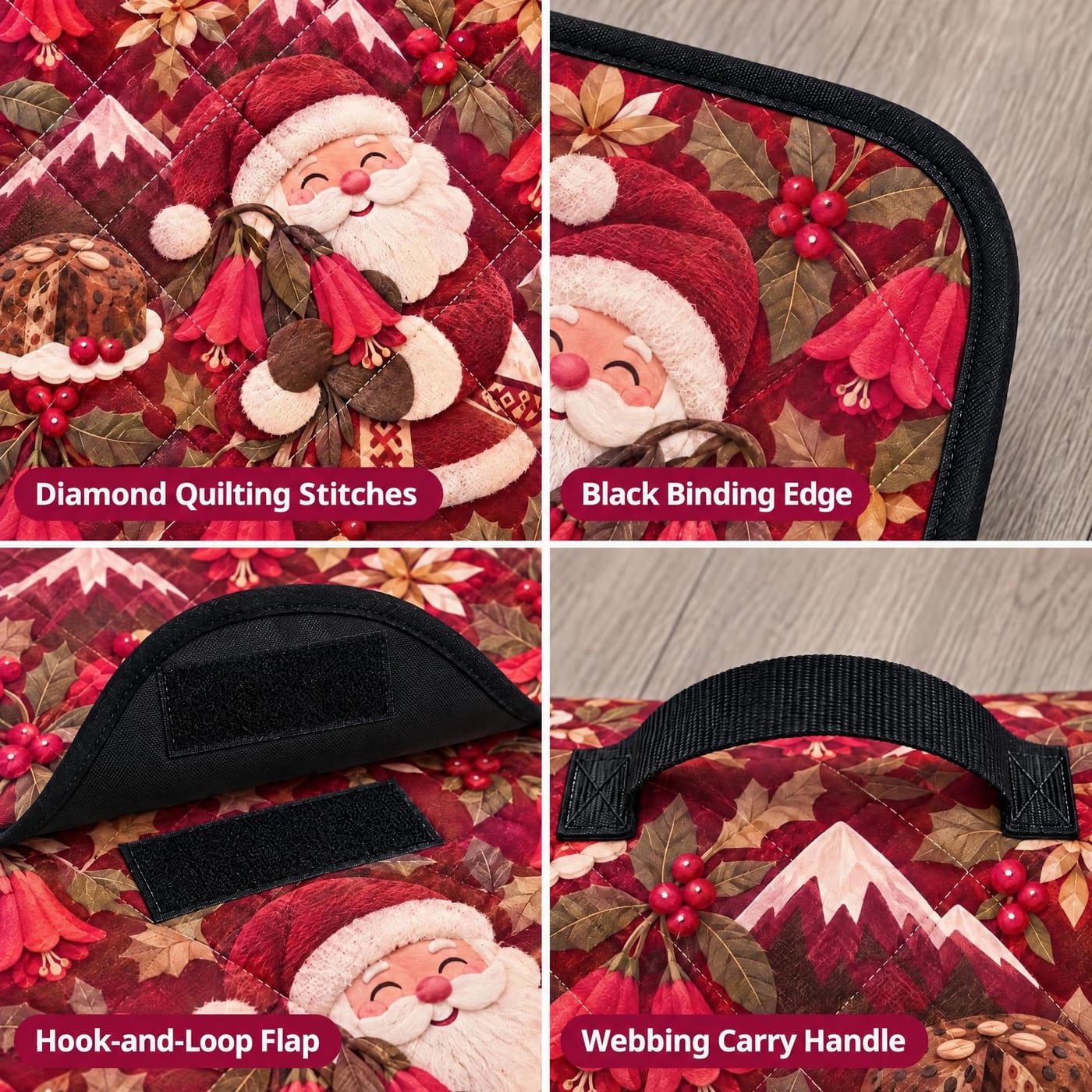 Diamond Quilting & Black Binding