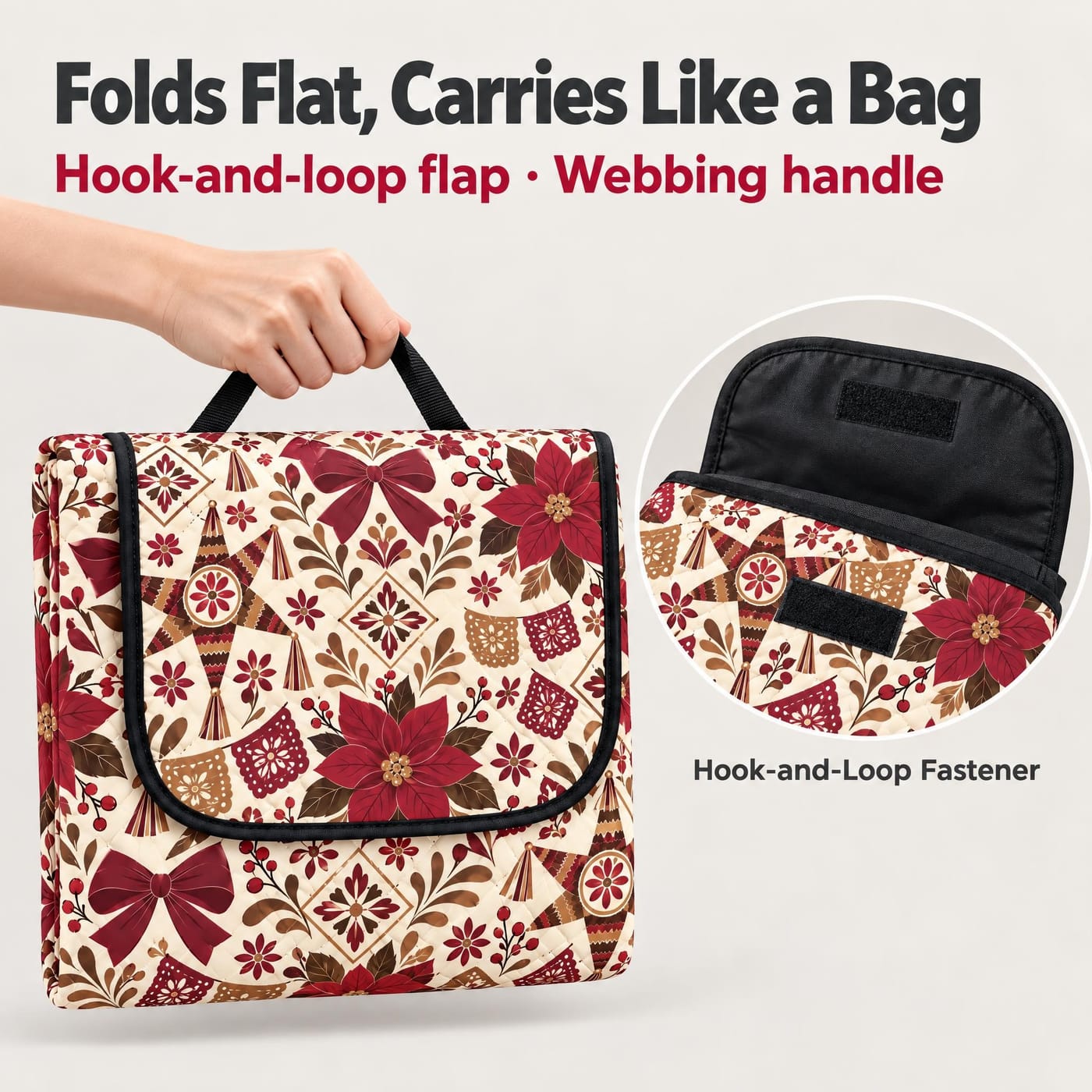 Folds Flat, Carries Like a Bag