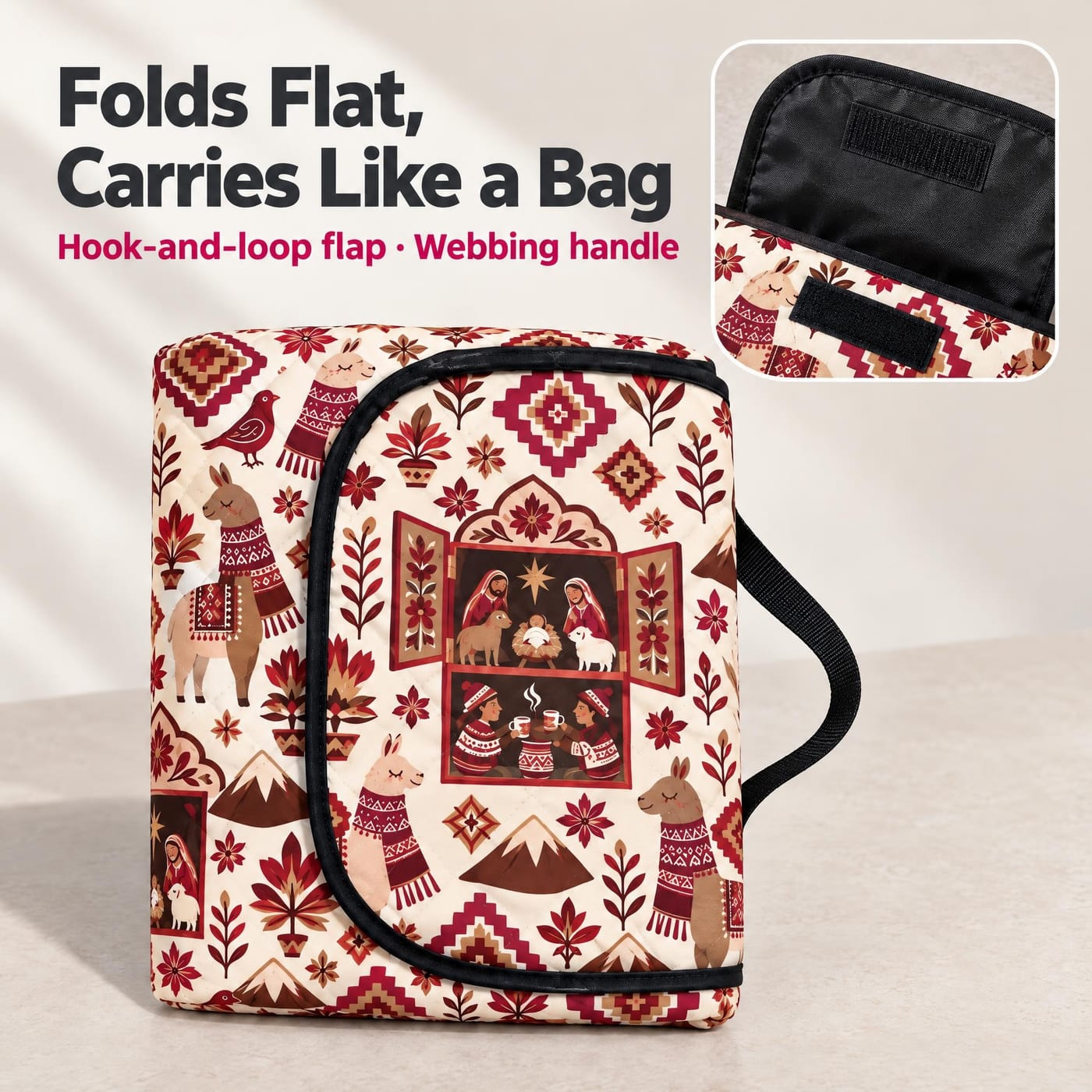Folds Flat, Carries Like a Bag