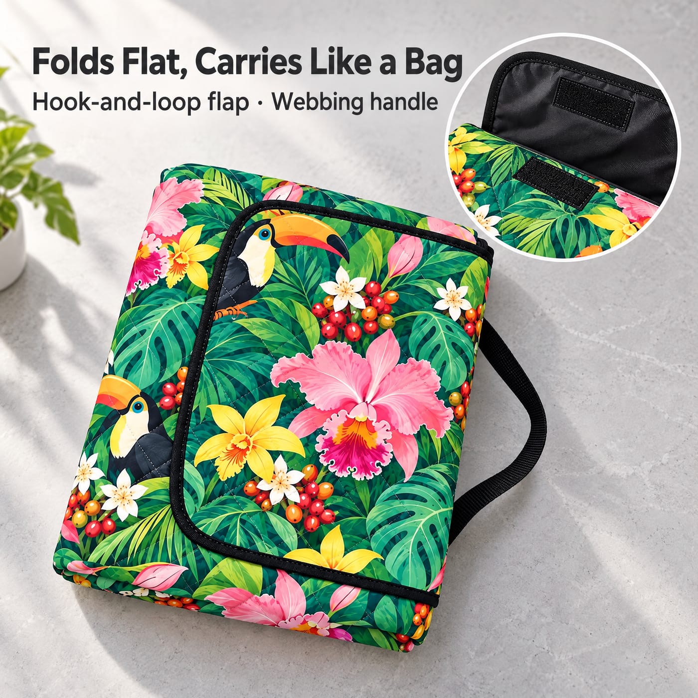 Folds Flat, Carries Like a Bag