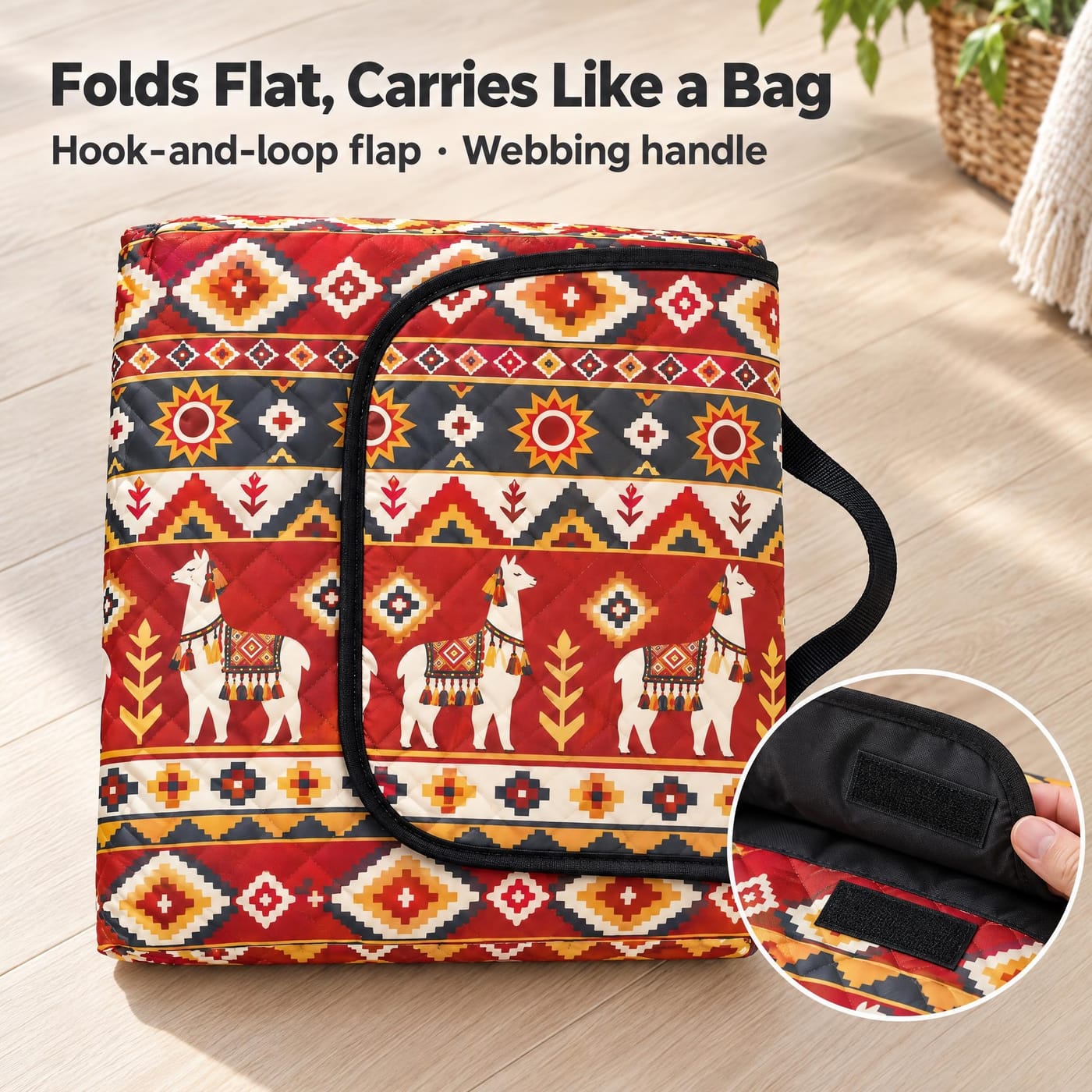 Folds Flat, Carries Like a Bag