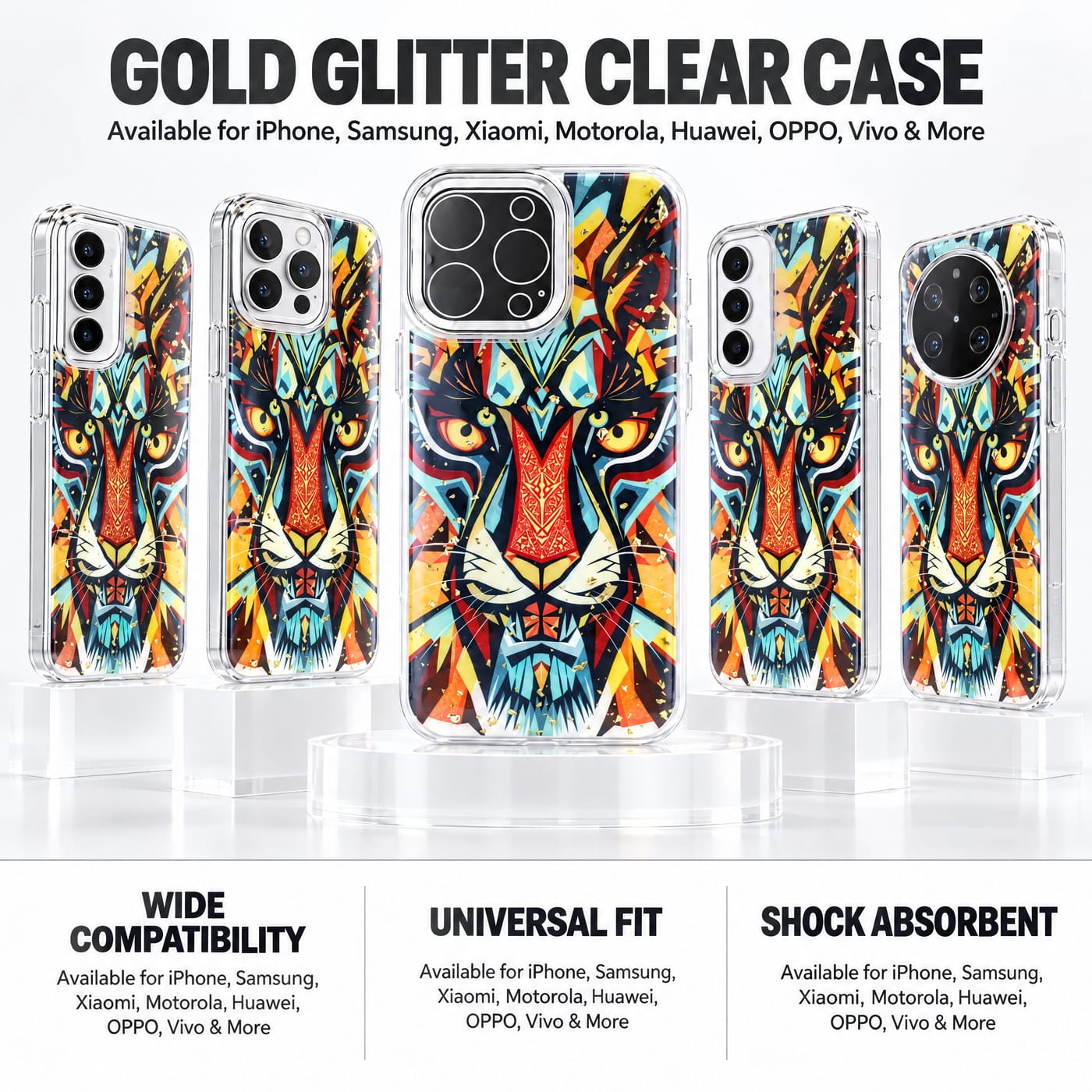 Puma Strength Totem Case shown fitted to a phone