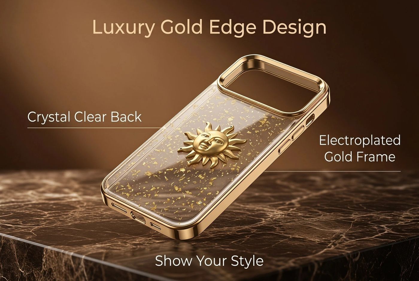 Borde Dorado Galvanizado