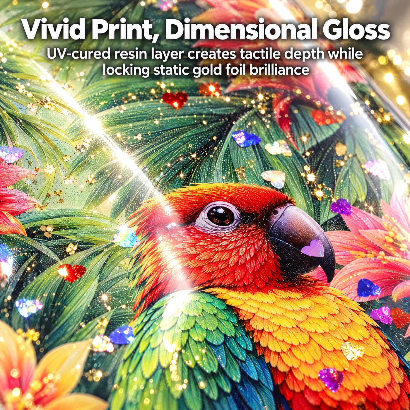 Vivid Print, Dimensional Gloss