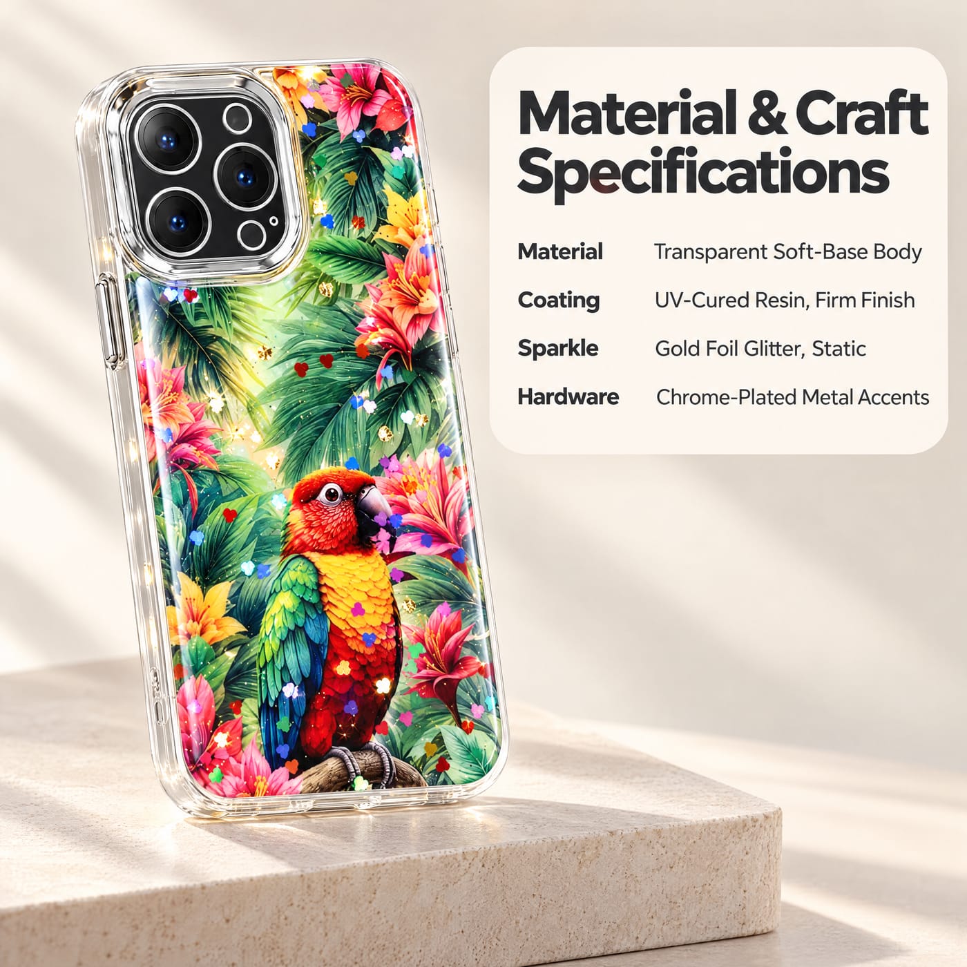 Soft-Base Body, Hard-Cured Resin Finish