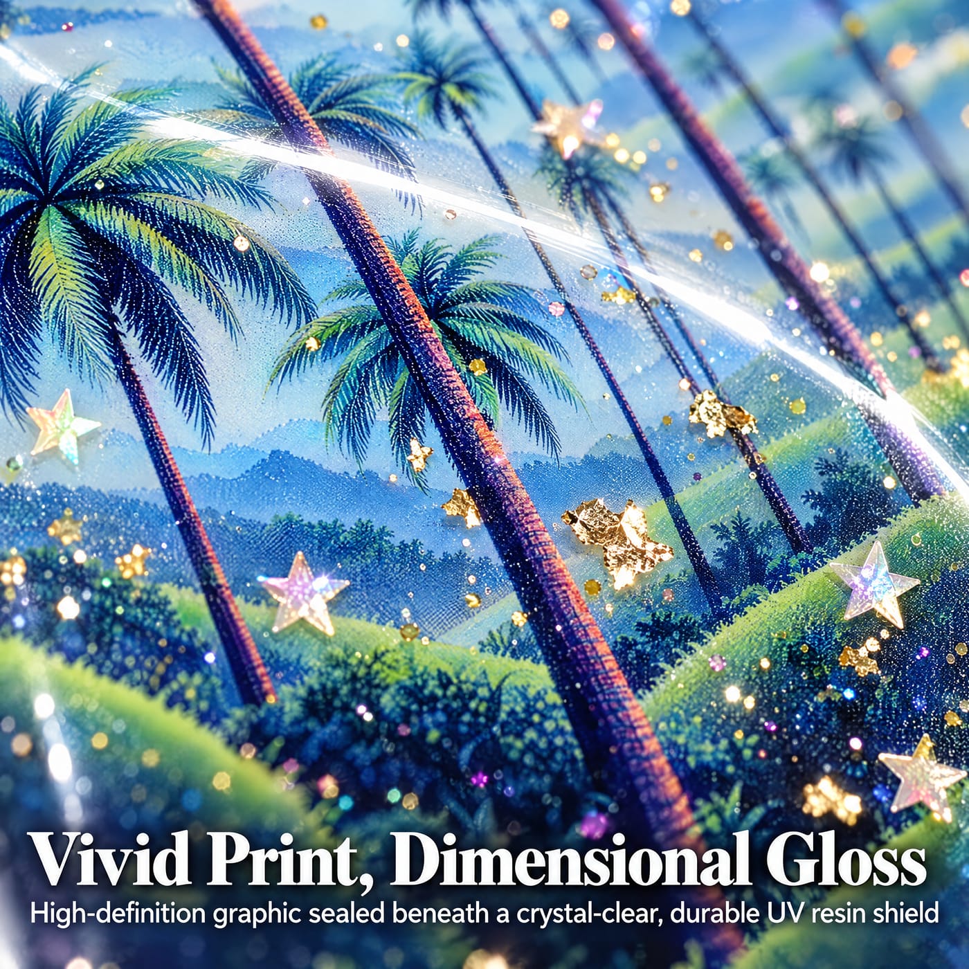 Vivid Print, Dimensional Gloss
